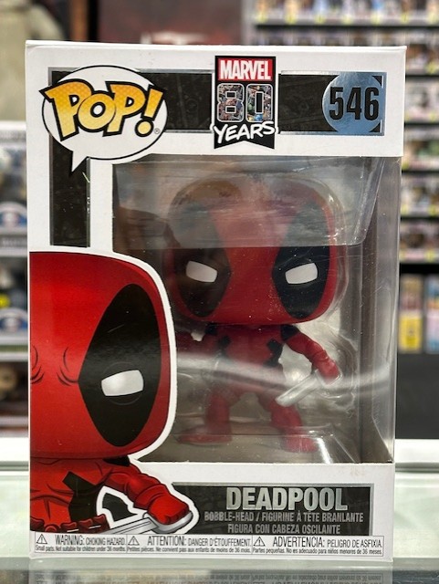 Funko Pop! Marvel Comics 80th Anniversary – Deadpool First Appearance ...